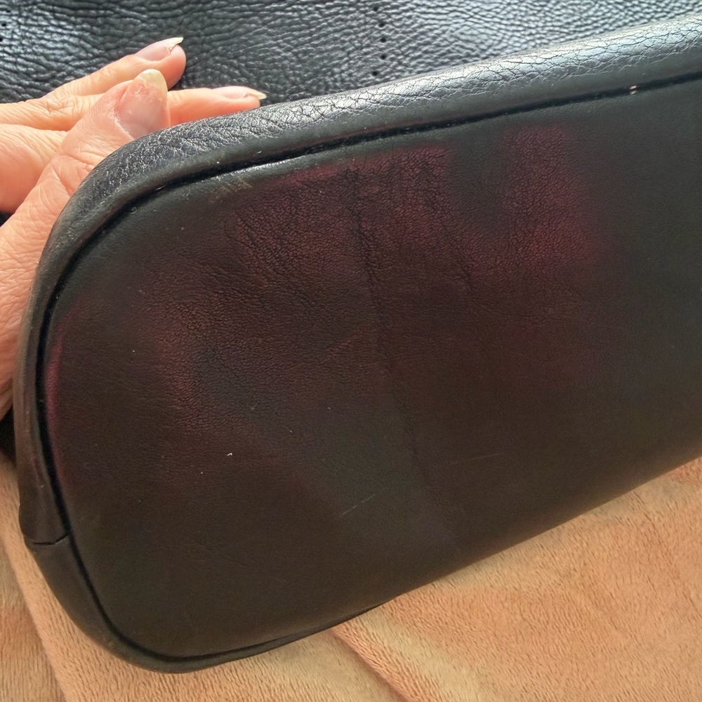 FURLA Floral Etched Wide Handbag Tote - Picture 5 of 7